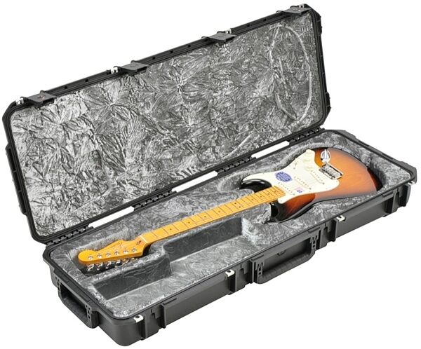 SKB 3i Series Molded Strat and Tele-Style Case, New, In Use - Angle