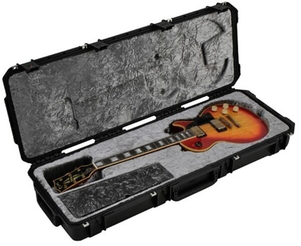 SKB 3i Series Waterproof Rolling Classical Guitar Case, Black, 3I-4217-30, Black - Right