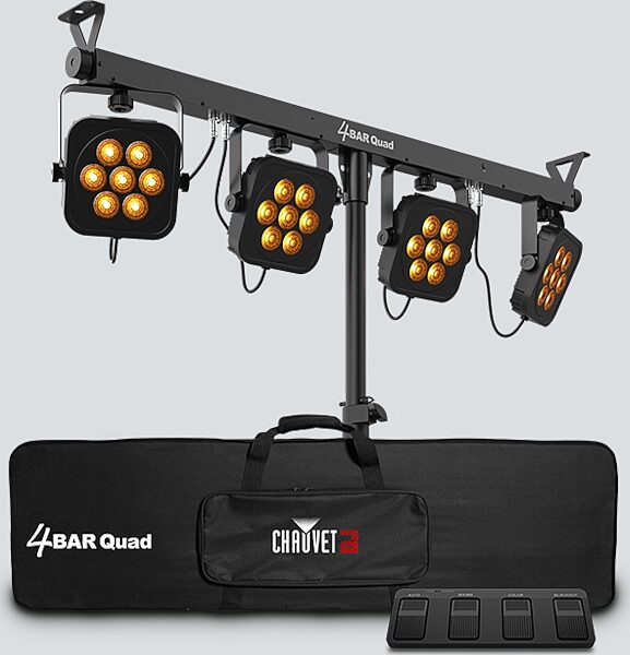 Chauvet DJ 4BAR Quad Lighting System, New, Main Back