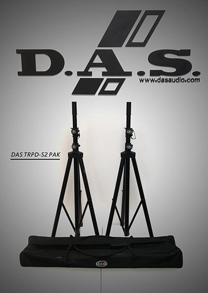 DAS Audio TRPD-S2-PAK Steel and Aluminum Tripod Stand Pack, New, Action Position Back