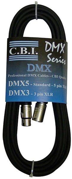 CBI 3-Pin DMX Digital Lighting Control Cable, 10 Foot, Main