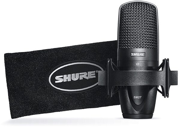Shure SM27 Multi-Purpose Condenser Microphone, SM27 SC, with Shockmount, Main