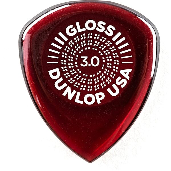Dunlop 550P300 Flow Gloss Guitar Picks, 3-Pack, Action Position Back