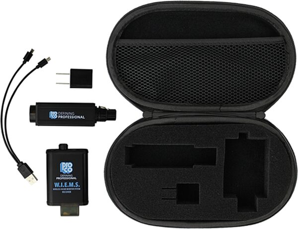 Pro Co WIEMS Wireless In-Ear Monitor System, New, Action Position Back