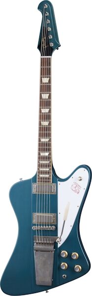 Gibson Custom 1963 Firebird V Murphy Lab Ultra Light Aged Electric Guitar (with Case), Pelham Blue, Main Back