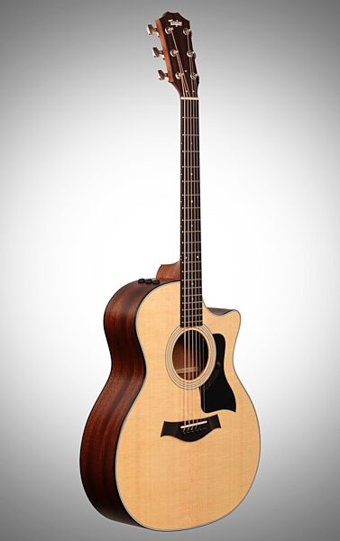 Taylor 314ce Grand Auditorium Cutaway Acoustic-Electric Guitar, Body Left Front