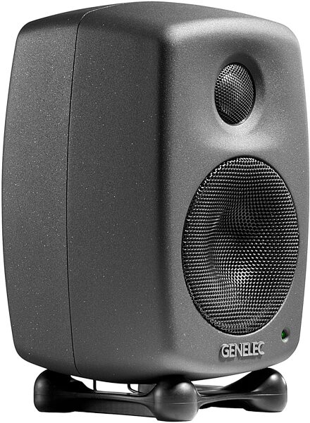 Genelec 8010 LSE StereoPak Studio Monitors + Subwoofer Package, New, 8010 Right Front Angle