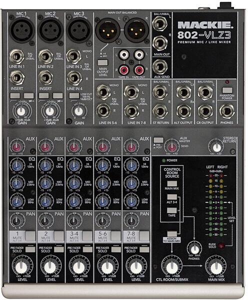 Mackie 802-VLZ3 Ultra Compact Mixer | zZounds