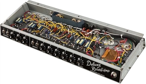 Fender '64 Custom Deluxe Reverb Handwired Guitar Combo Amplifier, New, ve