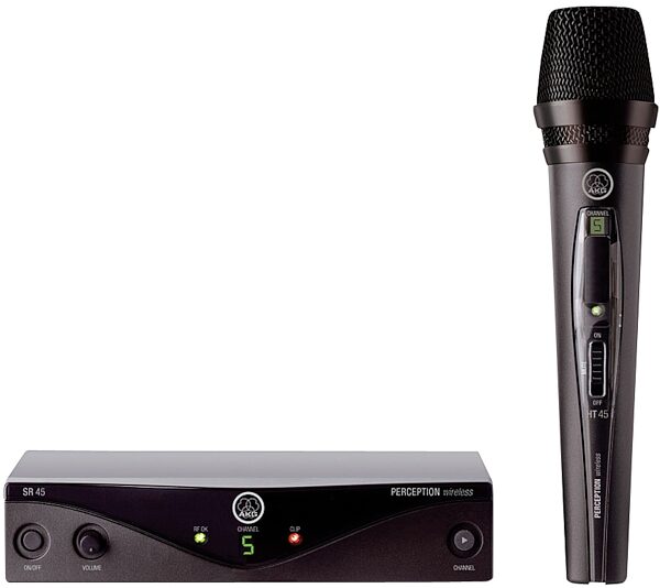 AKG WMS 45 Perception Wireless Vocal Handheld Microphone System, Band A (530 - 559 MHz), Main