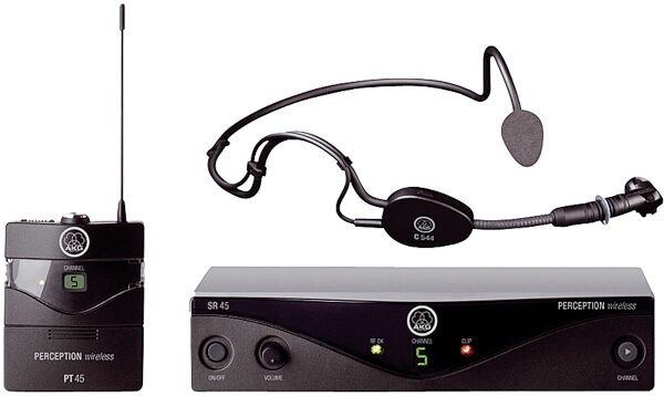AKG WMS 45 Perception Wireless Sports Headset System, Band A (500 - 560 MHz), Main