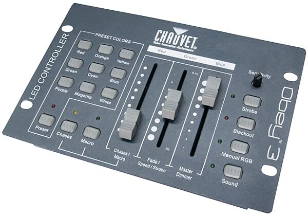 Chauvet DJ OBEY3 DMX Lighting Controller, New, Right