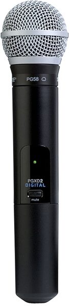 Shure PGXD2 PG58 Digital Handheld Wireless Microphone Transmitter, Band X8 (902 - 928 MHz), Main