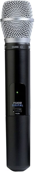 Shure PGXD2 SM86 Digital Handheld Wireless Microphone Transmitter, Band X8 (902 - 928 MHz), Main