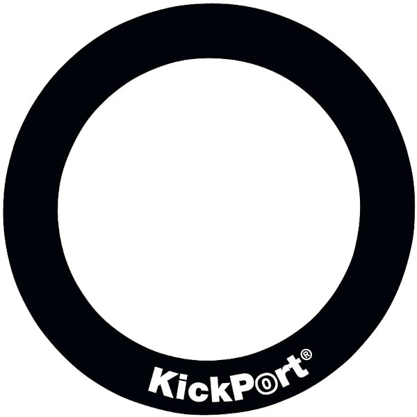KickPort T-Ring Port Hole Template, Black, Main
