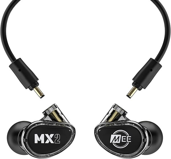 MEE Audio MX2 PRO In-Ear Monitors, Black, Action Position Back