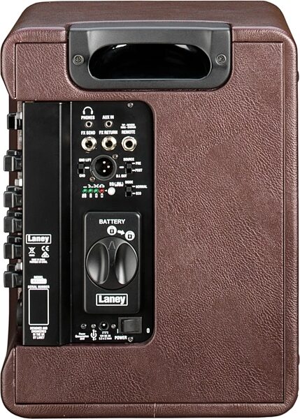 Laney A-FRESCO-2 Battery-Powered Acoustic Guitar Amplifier (60 Watts, 1x8"), New, Main Back