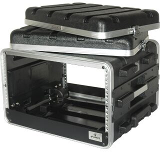 Grundorf Amp Rack Case with Wheels, ABS-R0616CB, 5-Space, Image 4