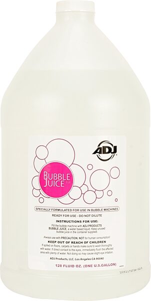 ADJ Bubble Juice, 1 Gallon, Action Position Back