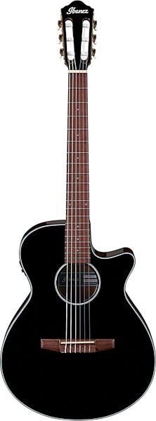 Ibanez AEG50N Acoustic-Electric Classical Guitar, Black, Main