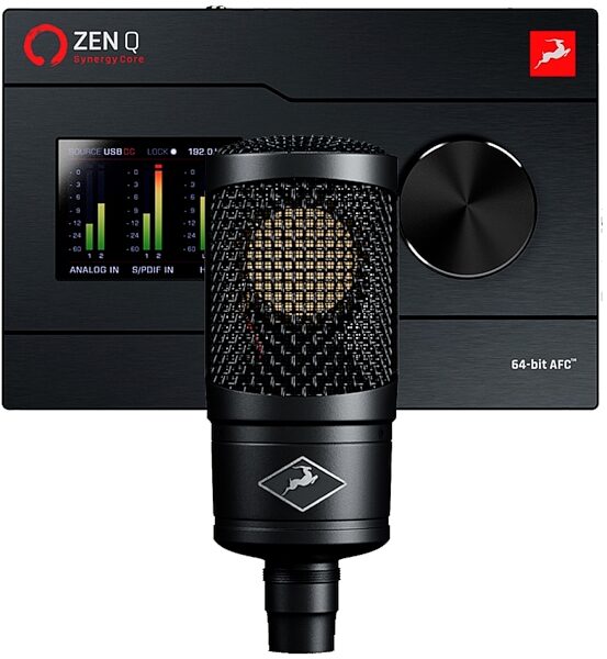 Antelope Audio Zen Q Synergy Core USB-C Audio Interface, Bundle with Edge Solo Modeling Microphone, pack