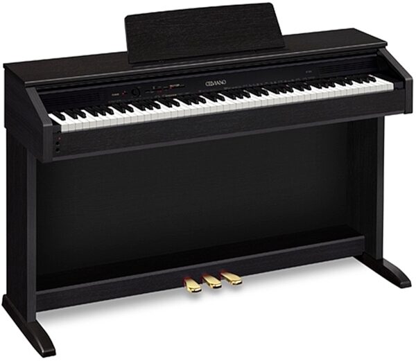 Casio AP-260 Celviano Digital Piano (with Bench), Black, ve