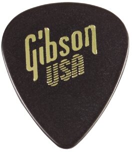Gibson Guitar Picks, Black, Heavy, 72pcs, Pick