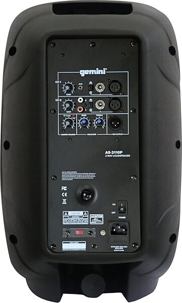 Gemini AS-2110P Powered Loudspeaker, New, Action Position Back