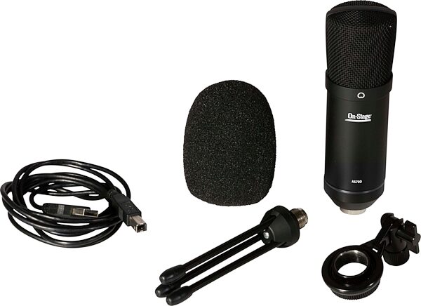 On-Stage AS700 USB Condenser Microphone, New, Main