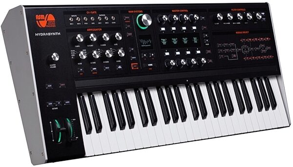 ASM Ashun Sound Machines Hydrasynth Keyboard Synthesizer, 49-Key, New, ve