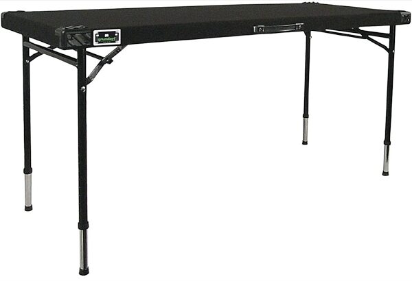 Grundorf AT-6022 Carpeted Facade Table, Black, 60x22&quot;, Main