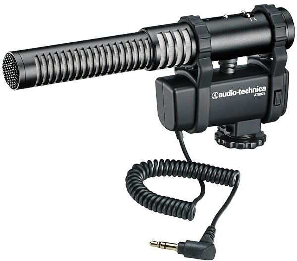 Audio-Technica AT8024 Mono/Stereo Camera Mount Microphone, New, Main