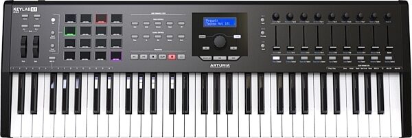 Arturia KeyLab 61 MKII USB MIDI Controller Keyboard, Black, Main