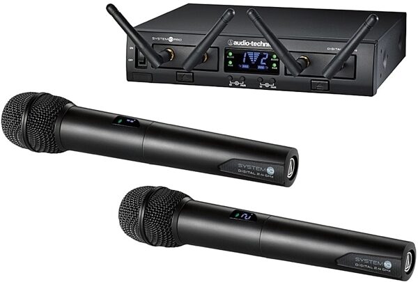 Audio-Technica ATW-1322 Digital Dual Wireless Handheld Microphone System, New, Main