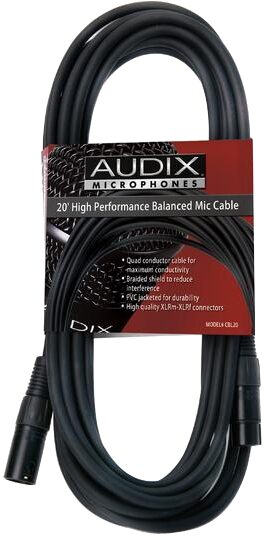 Audix CBL20 XLR Cable, 20 Foot, Main