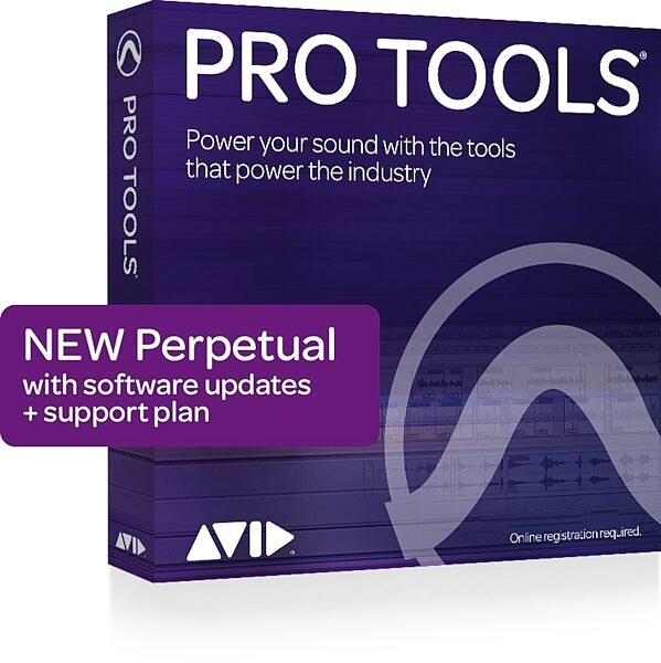 Avid Pro Tools Music Production Software (Perpetual License) with 1 Year of Upgrades, Boxed, Main