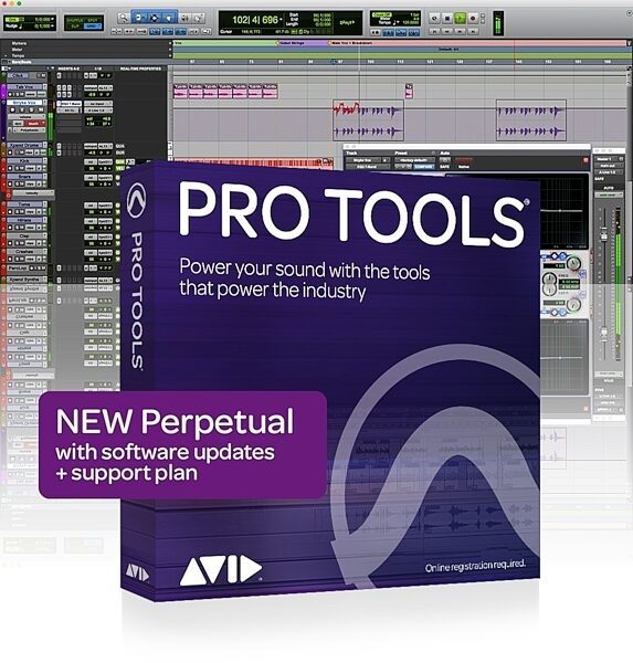 Avid Pro Tools Music Production Software (Perpetual License) with 1 Year of Upgrades, Boxed, Perpetual License