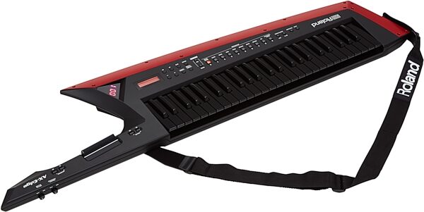 Roland AX-EDGE Keytar Synthesizer, Black, Action Position Front