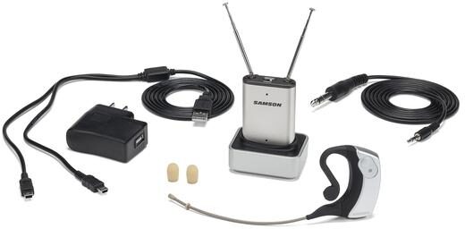 Samson AirLine Micro Earset Wireless System, Band K1, 489.050 MHz, All Components
