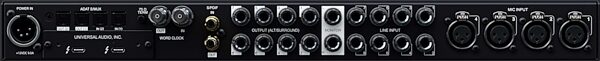 Universal Audio Apollo X8 Thunderbolt 3 Audio Interface, Heritage Edition: Includes premium suite of 10 UAD plug-in titles valued at $2,490, Rear
