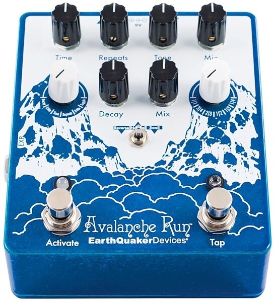 EarthQuaker Devices Avalanche Run V2 Stereo Delay Pedal, New, ve