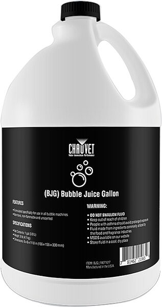 Chauvet DJ Bubble Juice Gallon, New, Main