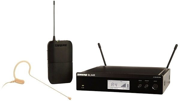 Shure BLX14R/MX53 Wireless Headset Microphone System, Band H10 (542-572 MHz), Main