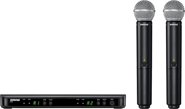 Shure BLX288/SM58 Dual-Channel SM58 Wireless Microphone System
