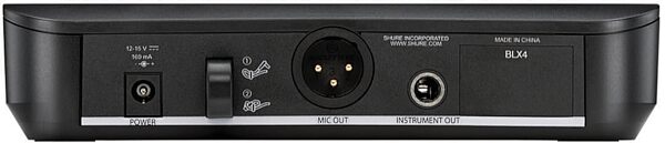 Shure BLX14/P31 PGA31 Wireless Headset Microphone System, Band H9 (512-542 MHz), Back