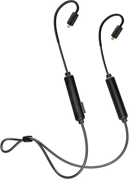 MEE Audio BTX2 Universal Bluetooth Wireless Cable, Black, Warehouse Resealed, Action Position Back
