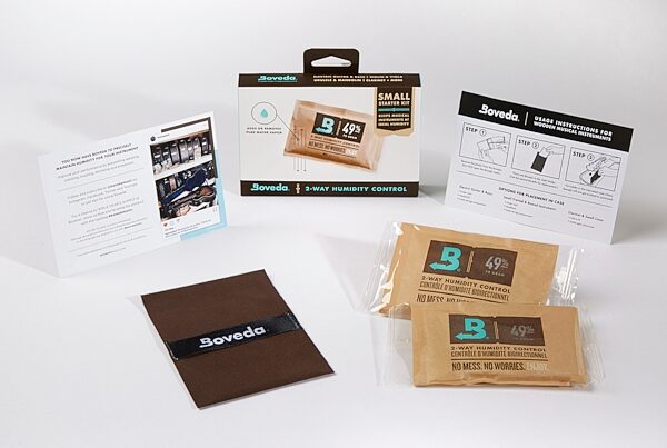 Boveda Humidity Control Starter Kit, Small, Main with all components Side