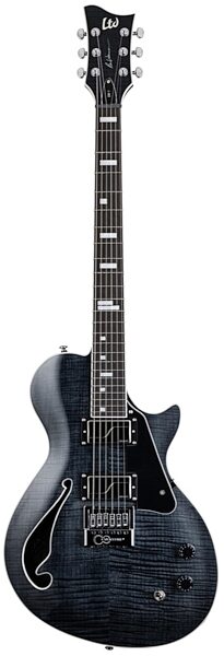 ESP LTD BW-1 FMET Ben Weinman Electric Guitar (with Case), Black Fluence, Blemished, Main