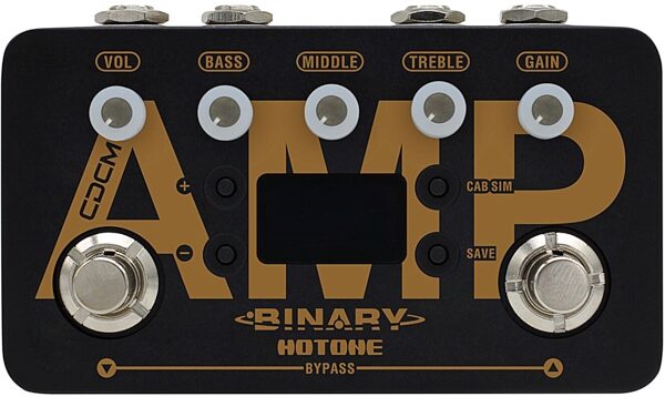 Hotone Binary Amp Guitar Amplifier Modeling Simulator, Blemished, Action Position Back
