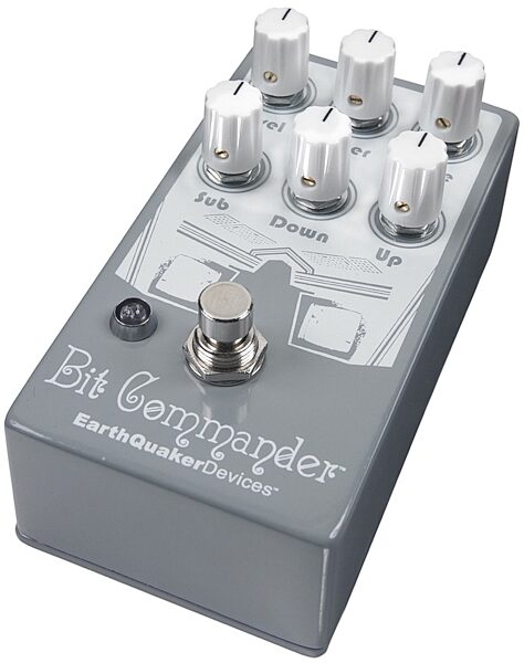 EarthQuaker Devices Bit Commander V2 Octave Synthesizer Pedal, New, Angle 2
